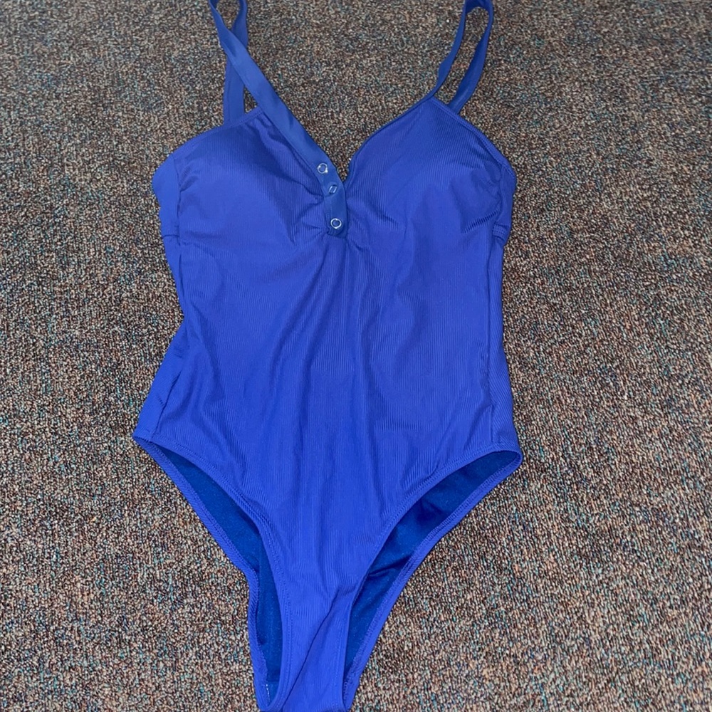 One piece blue swimsuit target size M